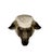 Late 20th Century Late 20th Century Farmhouse White Ceramic Ram Head Wall Pocket Planter Vase, 6.6"h For Sale - Image 5 of 9