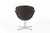 2000 - 2009 Brown Mid Century Danish Modern Swan Chair by Arne Jacobsen for Fritz Hansen For Sale - Image 5 of 15