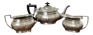 Antique Edwardian Tea Set, 1900, Set of 3