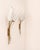Vintage Wall Sconces in Brass and Curved Opaline Glass, France, 1960, Set of 2 For Sale - Image 4 of 7