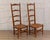 Pair of 19th Century French Provençal Nurse’s Chairs in Beechwood For Sale - Image 4 of 9