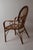 Wood Italian Rattan & Bamboo Peacook Chair, 1970s For Sale - Image 7 of 18