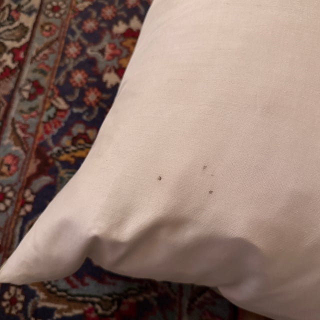 Textile Hand Painted Pillow Classical Male Nude For Sale - Image 7 of 7