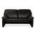 Atlanta 2-Seater Sofa in Black Leather from Lauser For Sale - Image 14 of 14