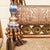Vintage Renaissance Revival Carved Oak Chairs with Liberty Damask and Regal Tassels, 1970s, Set of 2 For Sale - Image 10 of 14