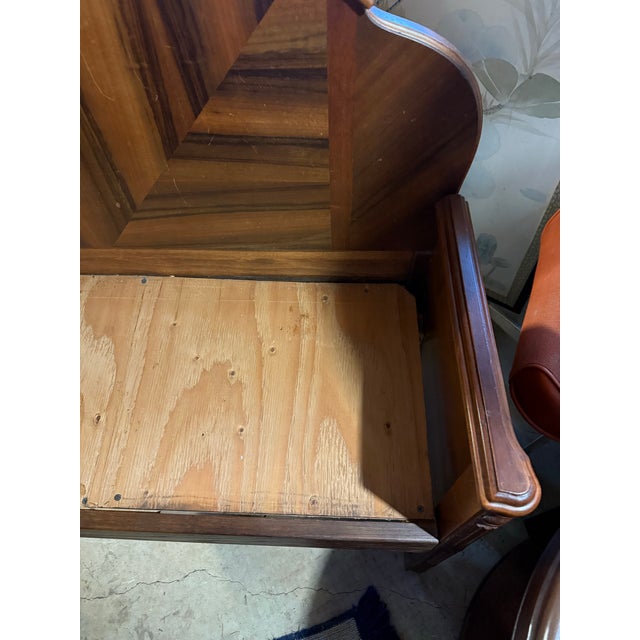 1930s Charming Vintage Art Deco Sunburst Bench For Sale - Image 5 of 8