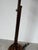 Wood Vintage Adjustable Ratchet Wood Floor Lamp With Tiffany-Style Stained Glass Shade For Sale - Image 7 of 12