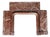 Louis XIV Style Fireplace in Red Campan Marble, 1880s For Sale