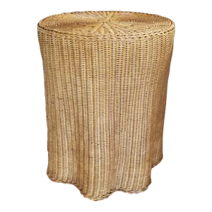 1980s Wicker Ghost Table