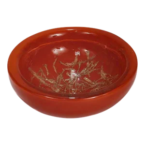 Signed Mid-Century Murano Glass Giaue Bowl by Toni Zuccheri for Venini