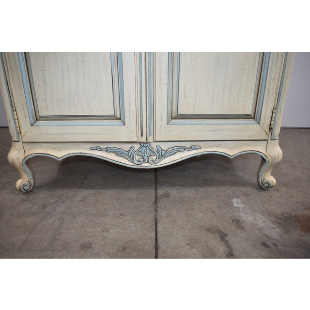 White Fine Furniture French Country Clothing Armoire Chairish