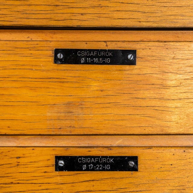 1950s Tall Multidrawer Engineers Cabinet, 1950s For Sale - Image 5 of 11