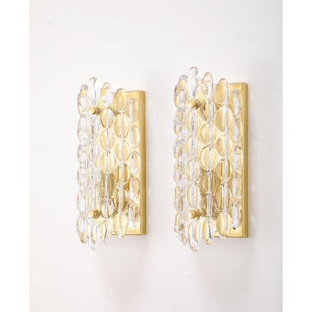 Crystal Sconces by Carl Fagerliund for Orrefors - a Pair (3 Pairs Available) For Sale In New York - Image 6 of 10