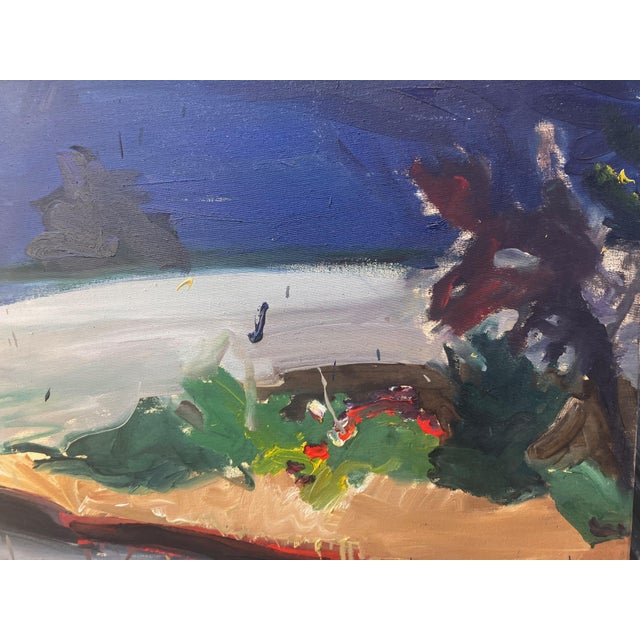 Textile Sally Kissinger Wilt End Of The Street I 1963 Painting For Sale - Image 7 of 8