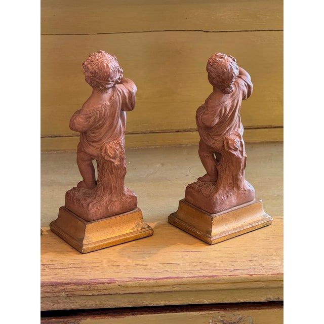 Set of Four 1950s Borghese Terracotta “Four Seasons” Figures For Sale - Image 10 of 10