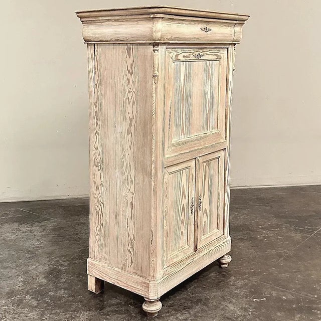 Wood 19th Century French Louis Philippe Period Stripped Pine Secretary For Sale - Image 7 of 18