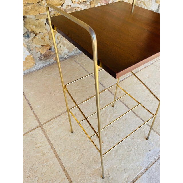 1960s Mid-Century 2-Tiered Side Table, 1960s For Sale - Image 5 of 18