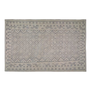 Contemporary Afghan Navajo Style Flatweave Wool Rug, 10'5x16'3 For Sale