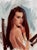Looking Back by Ryan Morse | Oil on Board Portrait of a Woman with Long Hair For Sale