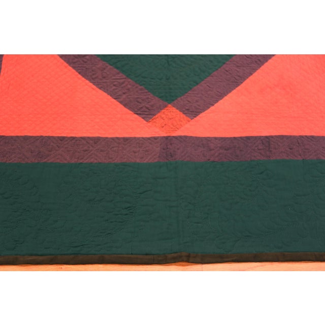 Textile Nazmiyal Collection Antique American Amish Textile For Sale - Image 7 of 9