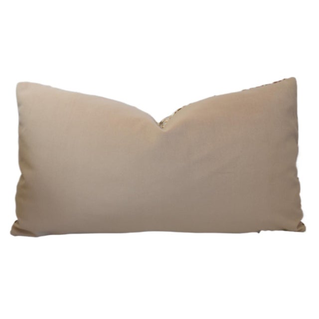 Colfax & Fowler Animal Cut Velvet Feather/Down Pillow For Sale In Los Angeles - Image 6 of 7