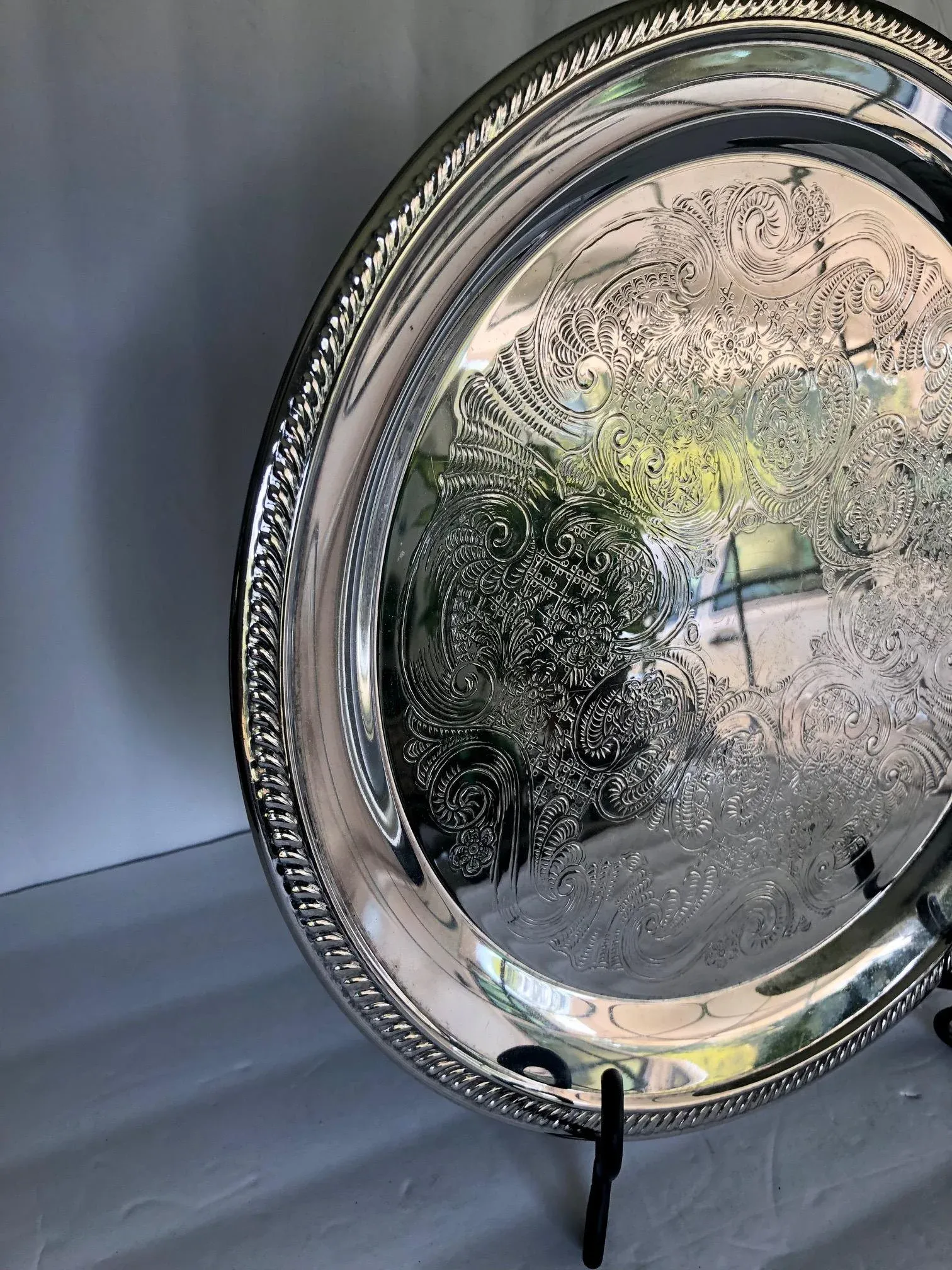 F.B. Rogers Silver Co. シルバープレート シェルボウル Antique