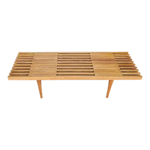 Midcentury Retro Slat Coffee Table