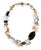 Vintage Freshwater, Pearl Onyx, and Quartz Beaded Necklace For Sale