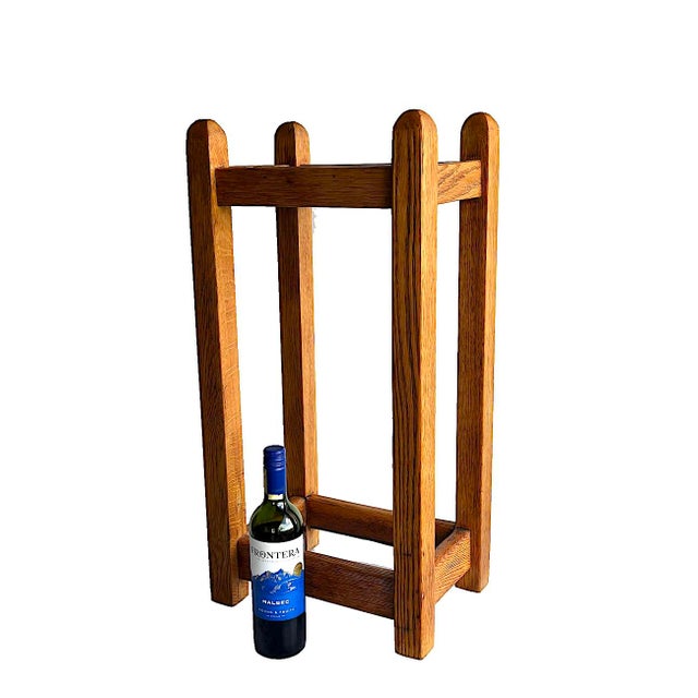 Early 20th Century Arts and Crafts Mission Stickley Style Oak Wood Umbrella Stand For Sale - Image 11 of 17