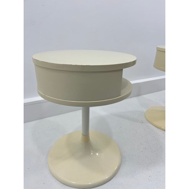 Space Age Tulip Side Tables by Lusch Erzeugnis for Lusch & Co, 1970s, Set of 2 For Sale - Image 6 of 15
