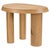 Gold Vintage Oak Side Table For Sale - Image 8 of 8