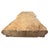 Tan Vintage Natural Edge Slab Lychee Coffee Table Bench For Sale - Image 8 of 9