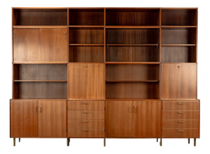Sideboard with Shelves by Erwin Behr Study for BMZ, 1950s