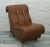 Mid-Century Brown Leatherette Lounge Chair, 1960s For Sale - Image 4 of 4