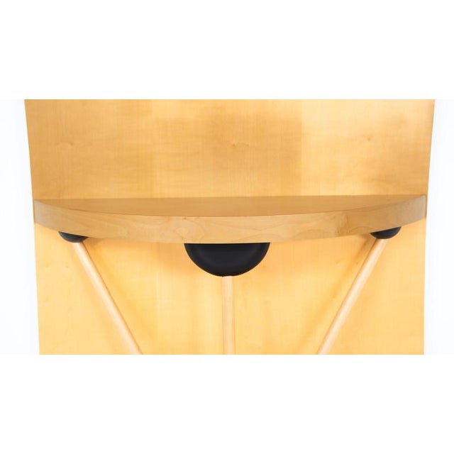 Vintage Italian Wooden Console, 1980s For Sale - Image 4 of 10