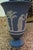 Mid-Century Modern Vintage Wedgewood Pottery Stoneware Blue Jasperware Footed Vase For Sale - Image 3 of 7