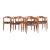 Hans Wegner for Johannes Hansen Mid Century Danish Teak the Chair - Set of 8 For Sale