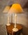 Beige Cream Turned Wood Bedside Lamps, 1990s, Set of 2 For Sale - Image 8 of 8