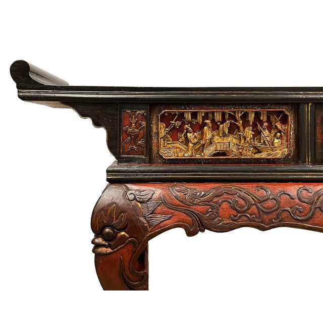 19th Century Antique Chinese Carved Altar Table Chairish