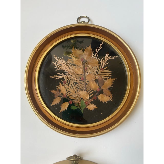 Set of 4 Hand Crafted Framed Pressed Flower Art/Wall Decor For Sale - Image 4 of 12