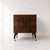 Metal Italian Bar Cabinet in Briar Root and Mosaic Mirror, 1950s For Sale - Image 7 of 15