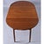 Expanding Round to Oval Early Danish Teak Dining Table With 2 Leaves For Sale - Image 10 of 14