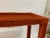 Contemporary Orange Pony Hide Clad Rolling Side Table For Sale - Image 3 of 9