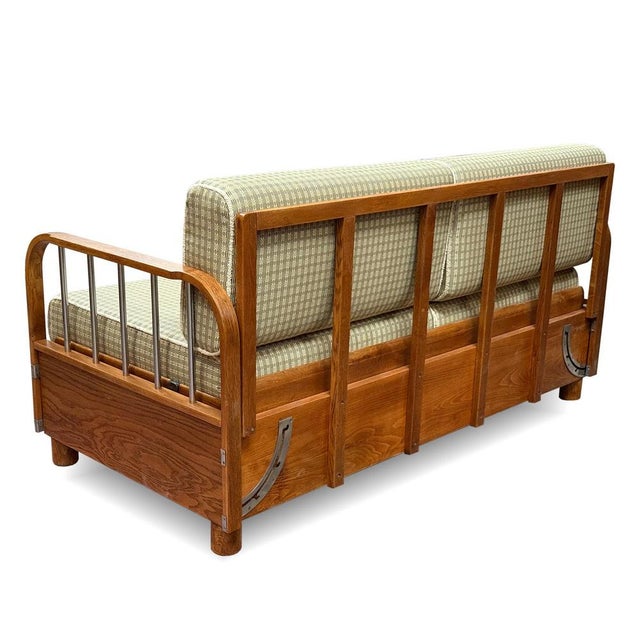 Art Deco Model H215 Sofa by Jindřich Halabala for Up Závody, 1930s For Sale - Image 3 of 15