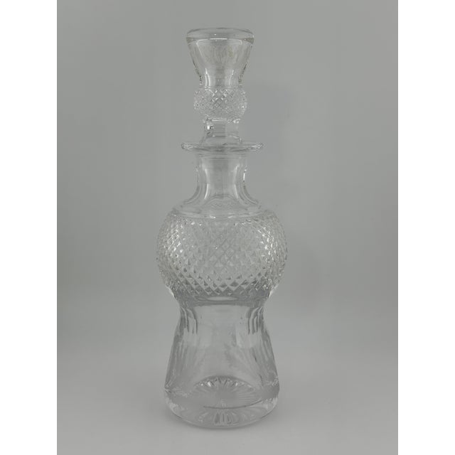 Scottish Crystal Cordial Decanter, Edinburg Vintage Thistle Pattern, 8" Tall For Sale In Boston - Image 6 of 12