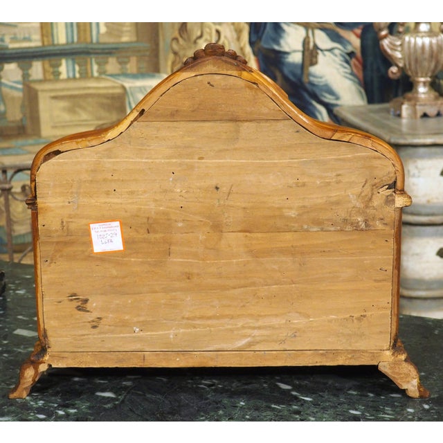 Brown Circa 1800 Venetian Table Box in Carved Swiss Pine For Sale - Image 8 of 18