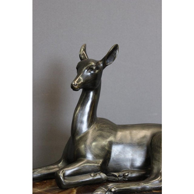 Irénée Rochard, Art Deco Antelope, 1920s, Babbitt For Sale - Image 9 of 15