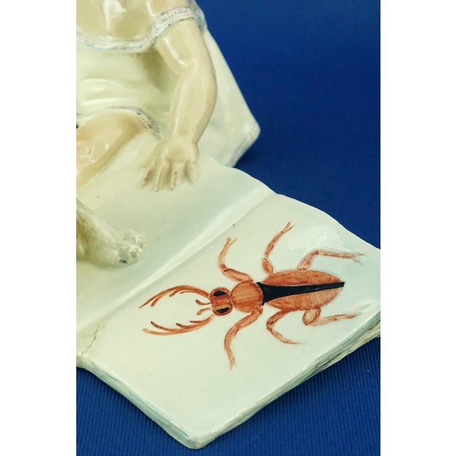 Little Girl and Dog Figure by Arturo Pannunzio, Italy, 1890s-1910s For Sale - Image 16 of 18