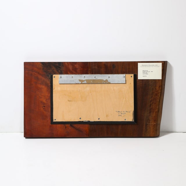 Mid-Century Carved Wood Sculpture "Caballo De Paso Ii" Signed Jeffrey Brosk For Sale - Image 9 of 11