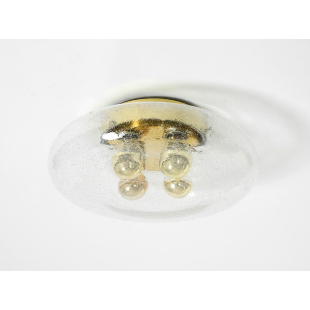 Large Mushroom Ceiling Lamp with 4 Sockets from Limburg, 1970s For Sale - Image 3 of 18